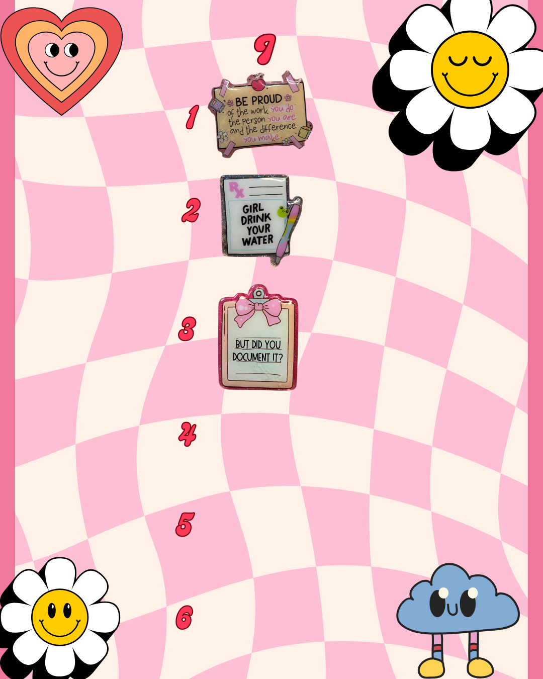 Mixie Reel Charmlet Toppers