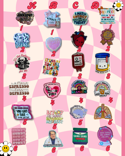 Mixie Reel Charmlet Toppers